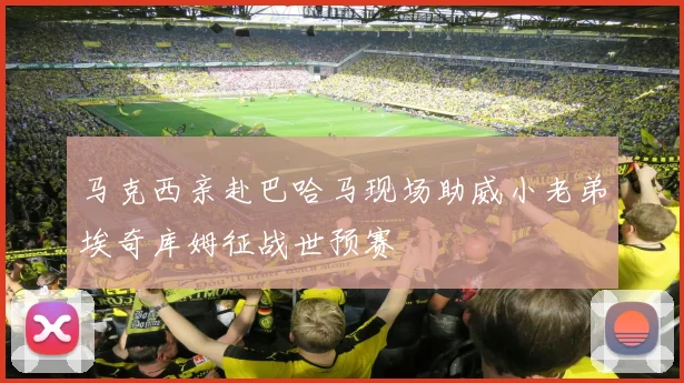 马克西亲赴巴哈马现场助威小老弟埃奇库姆征战世预赛